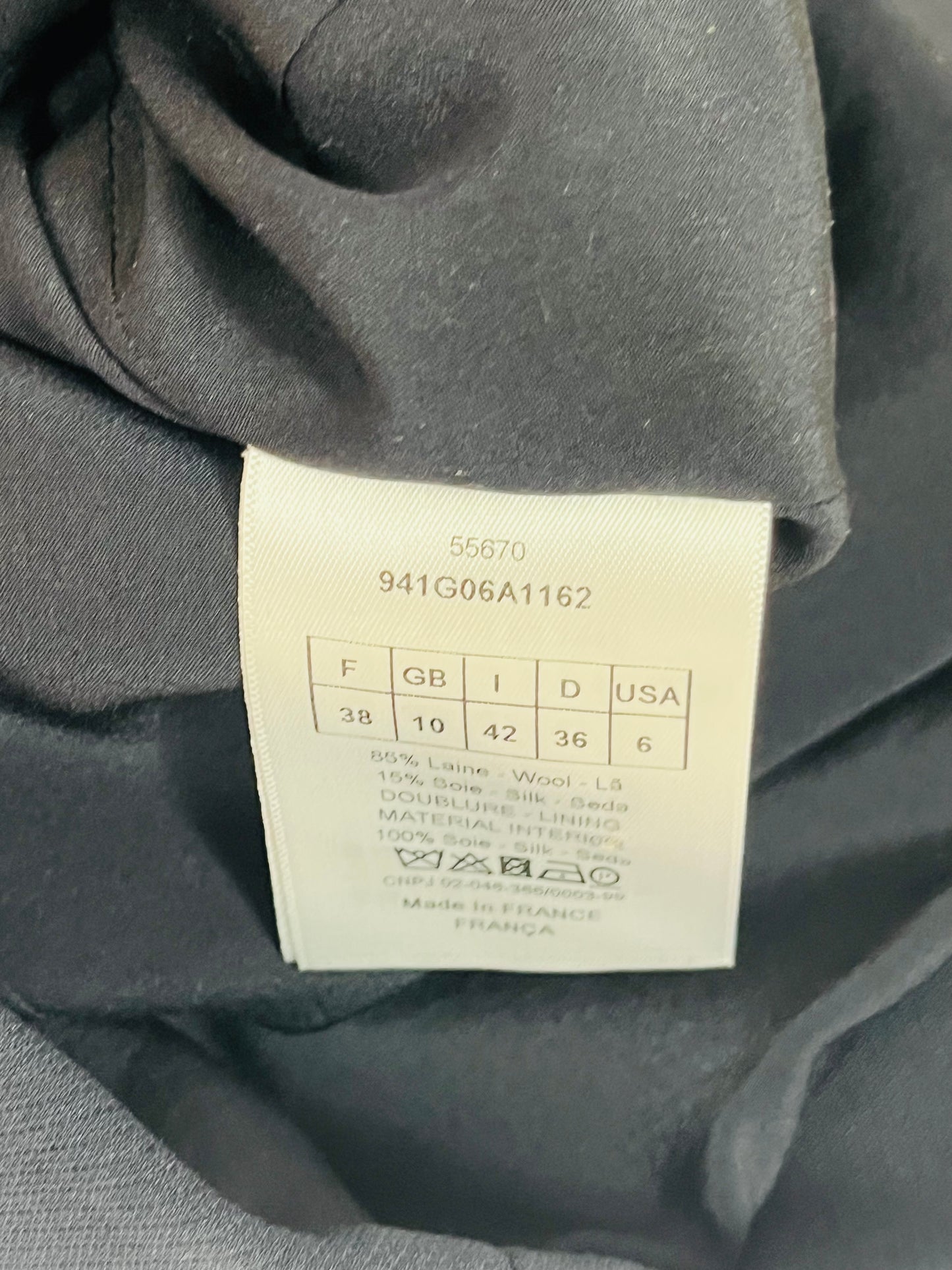 Christian Dior Bar waistcoat