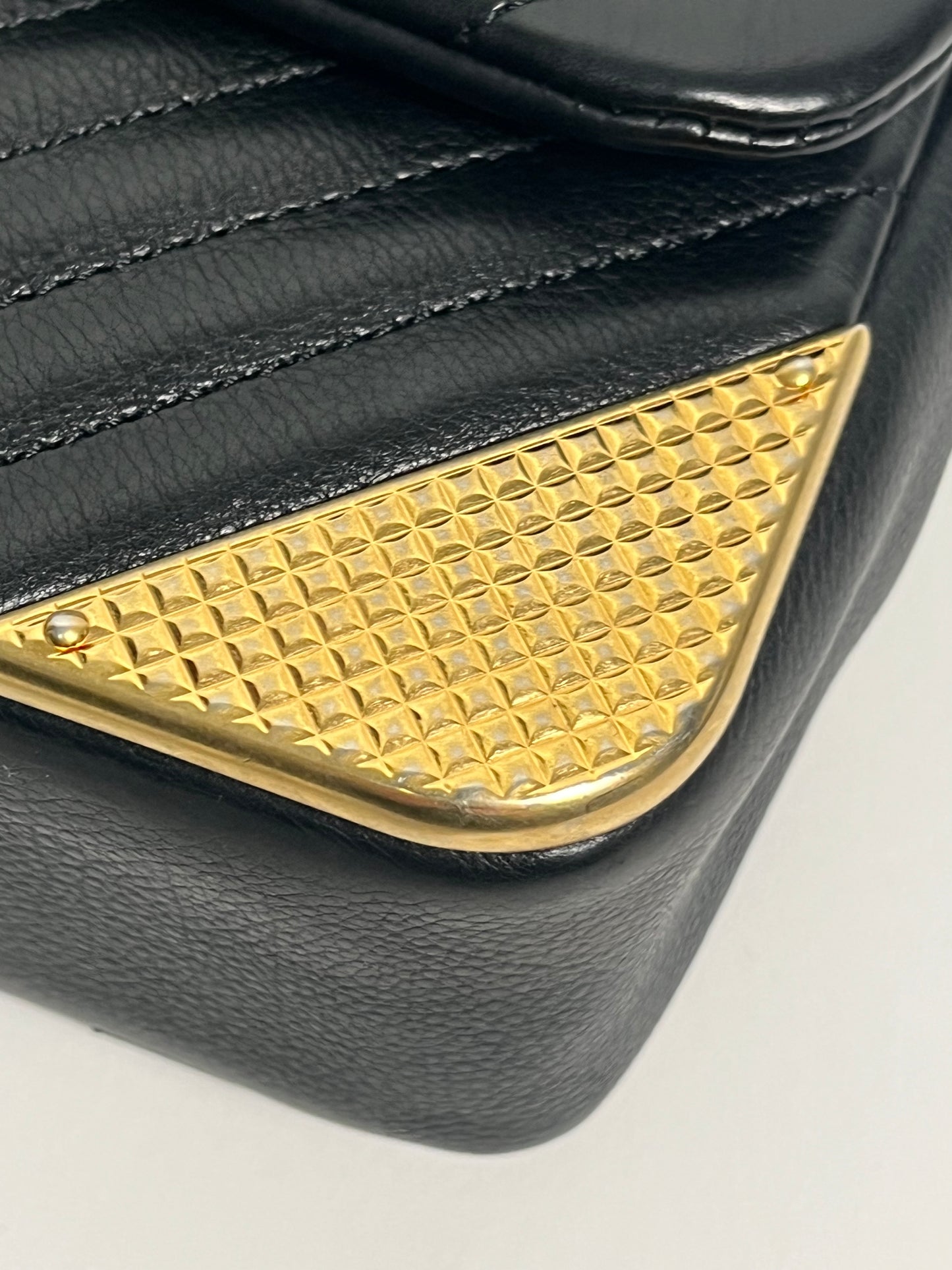 CHANEL rock the corner chevron flap.