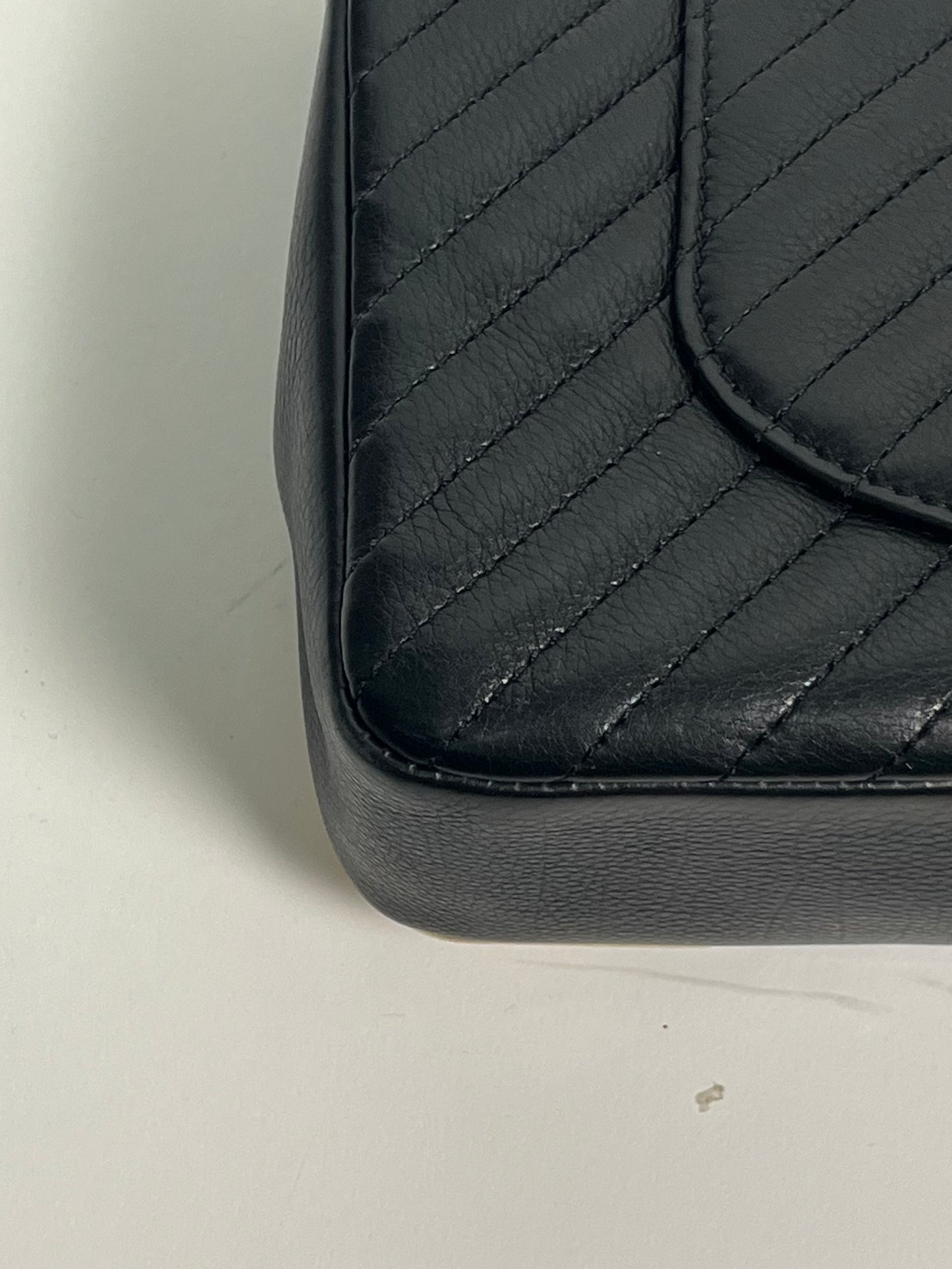 CHANEL rock the corner chevron flap.