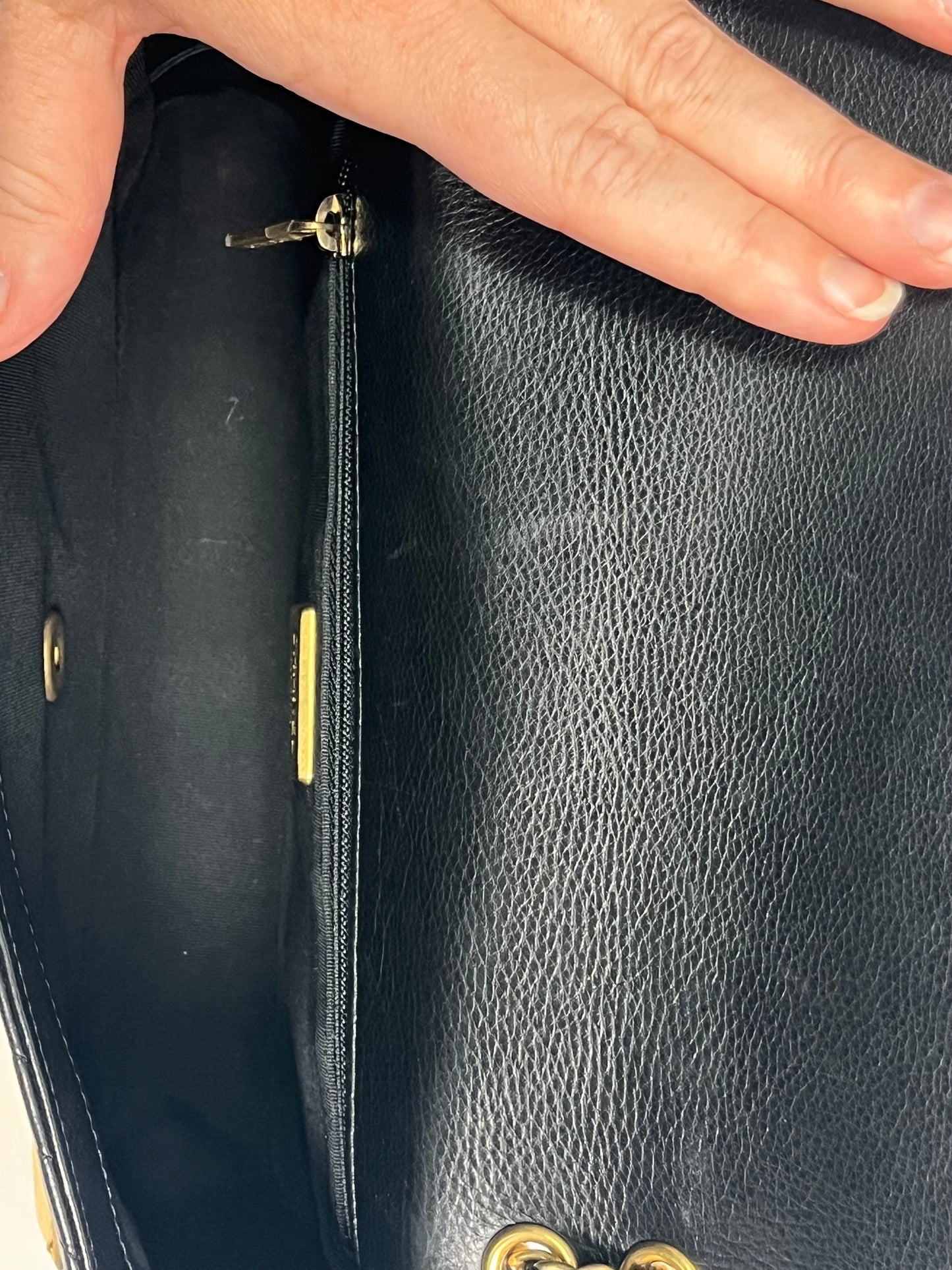 CHANEL rock the corner chevron flap.