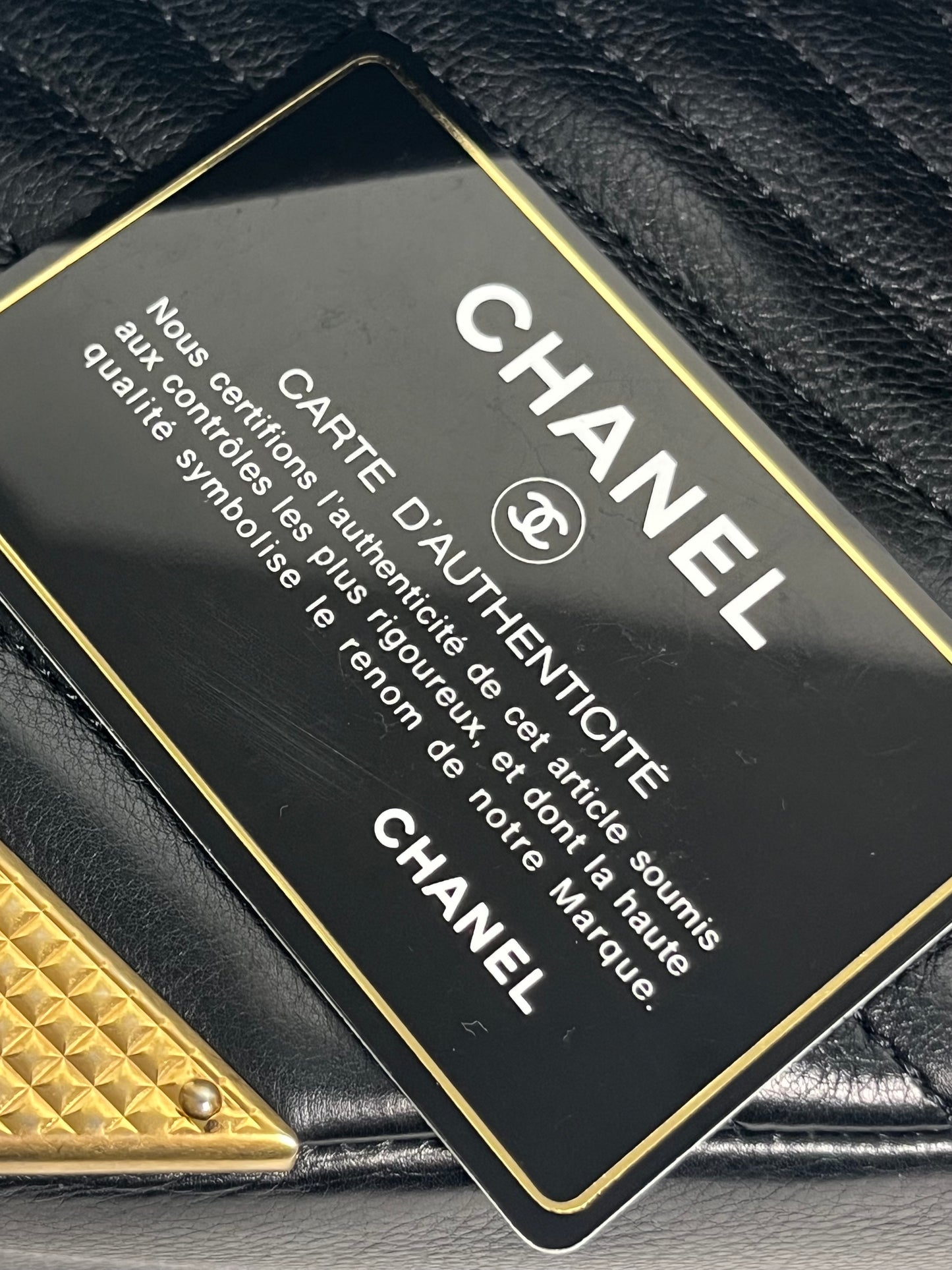 CHANEL rock the corner chevron flap.