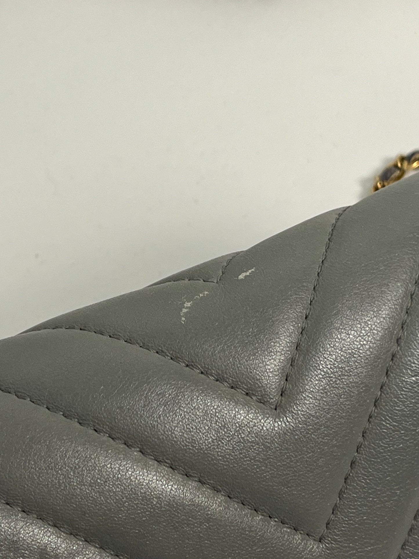 CHANEL Chain Around small rectangle chevron