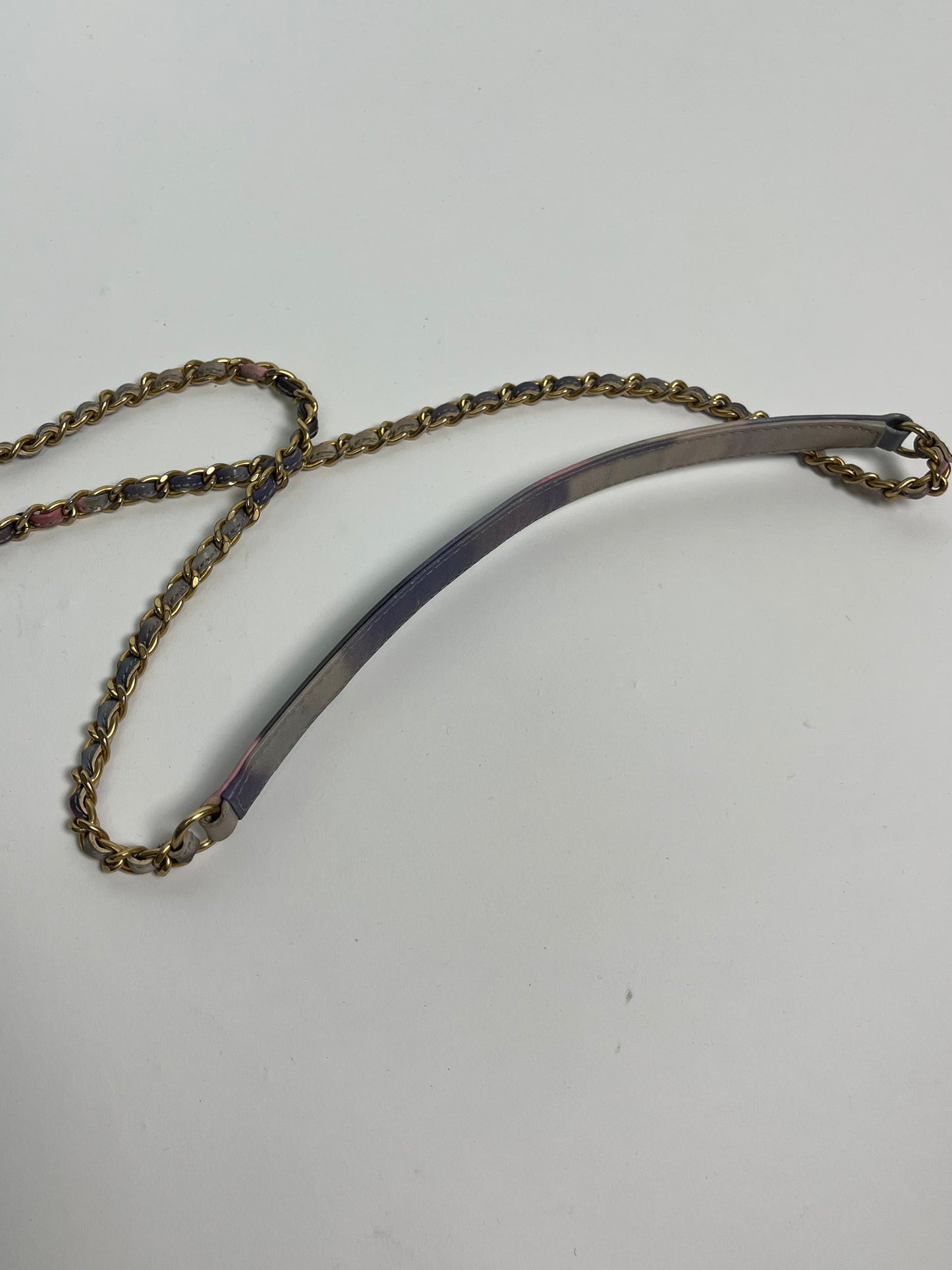 CHANEL Chain Around small rectangle chevron