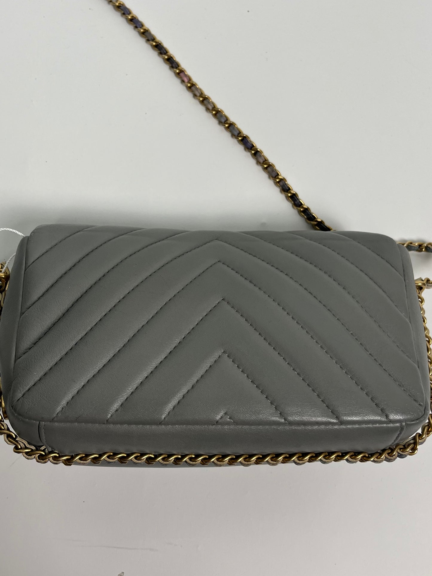 CHANEL Chain Around small rectangle chevron