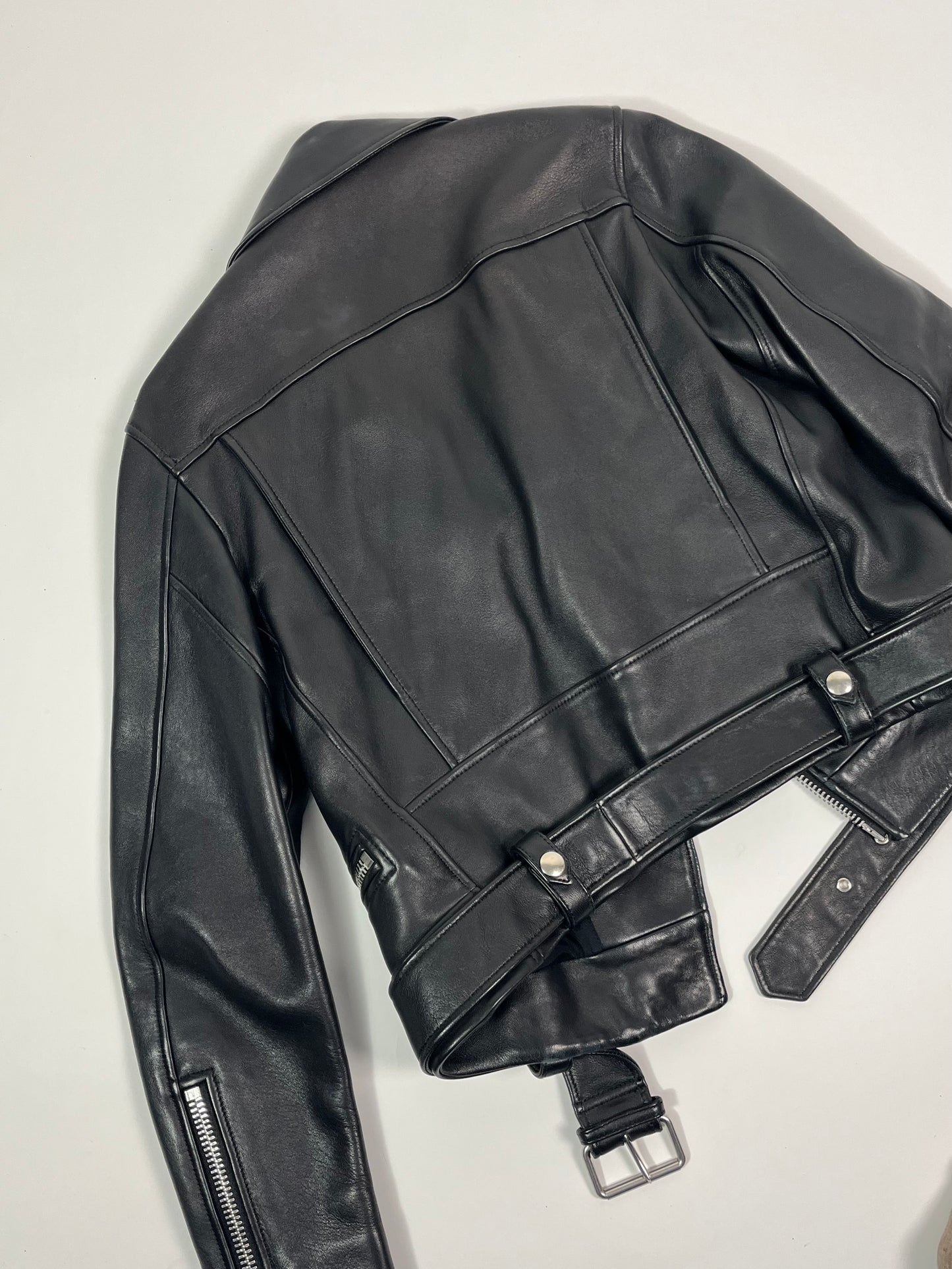 Acne Studios leather biker jacket