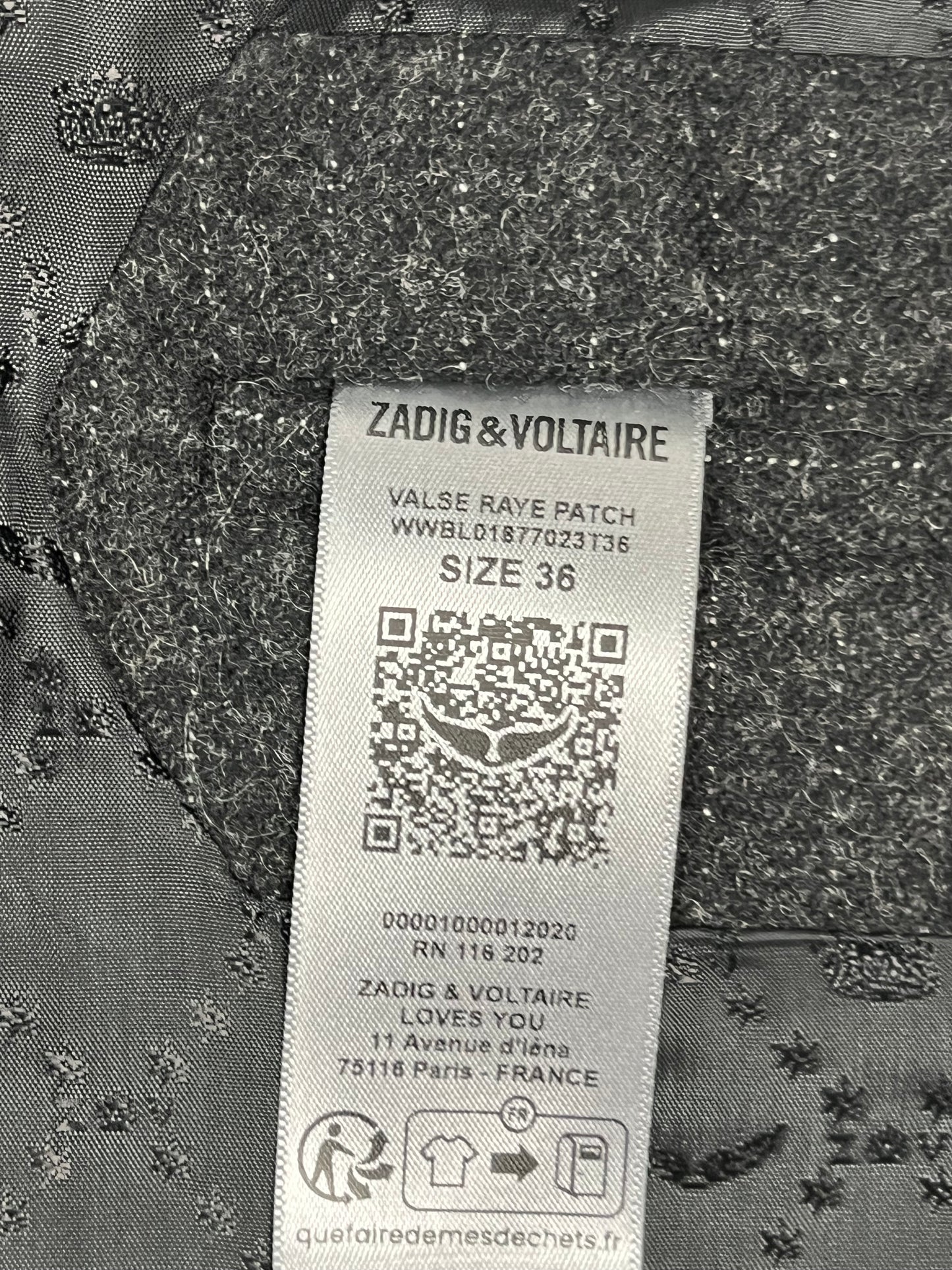 Zadig & Voltaire wool jacket