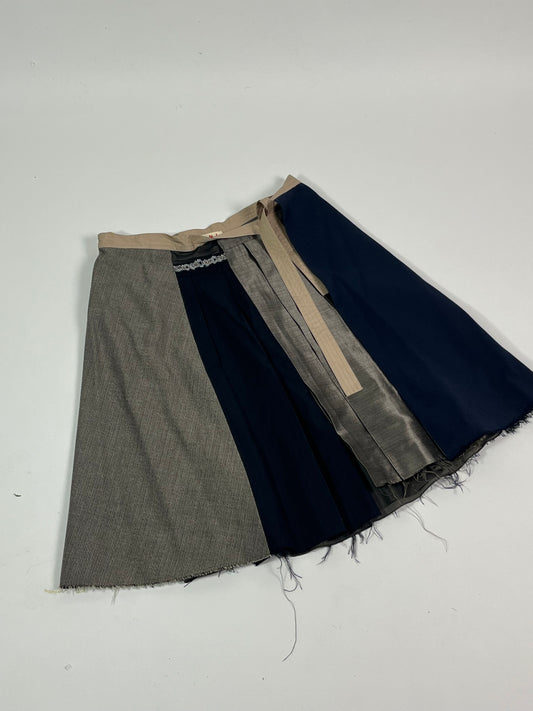 Marni panelled skirt