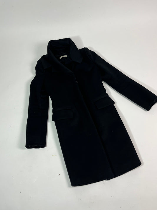 Prada black wool coat