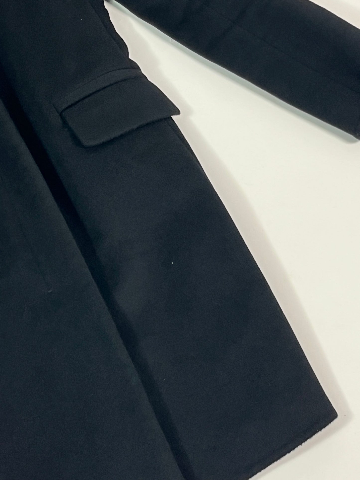 Prada black wool coat