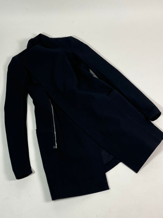 Rick Owens black wool coat