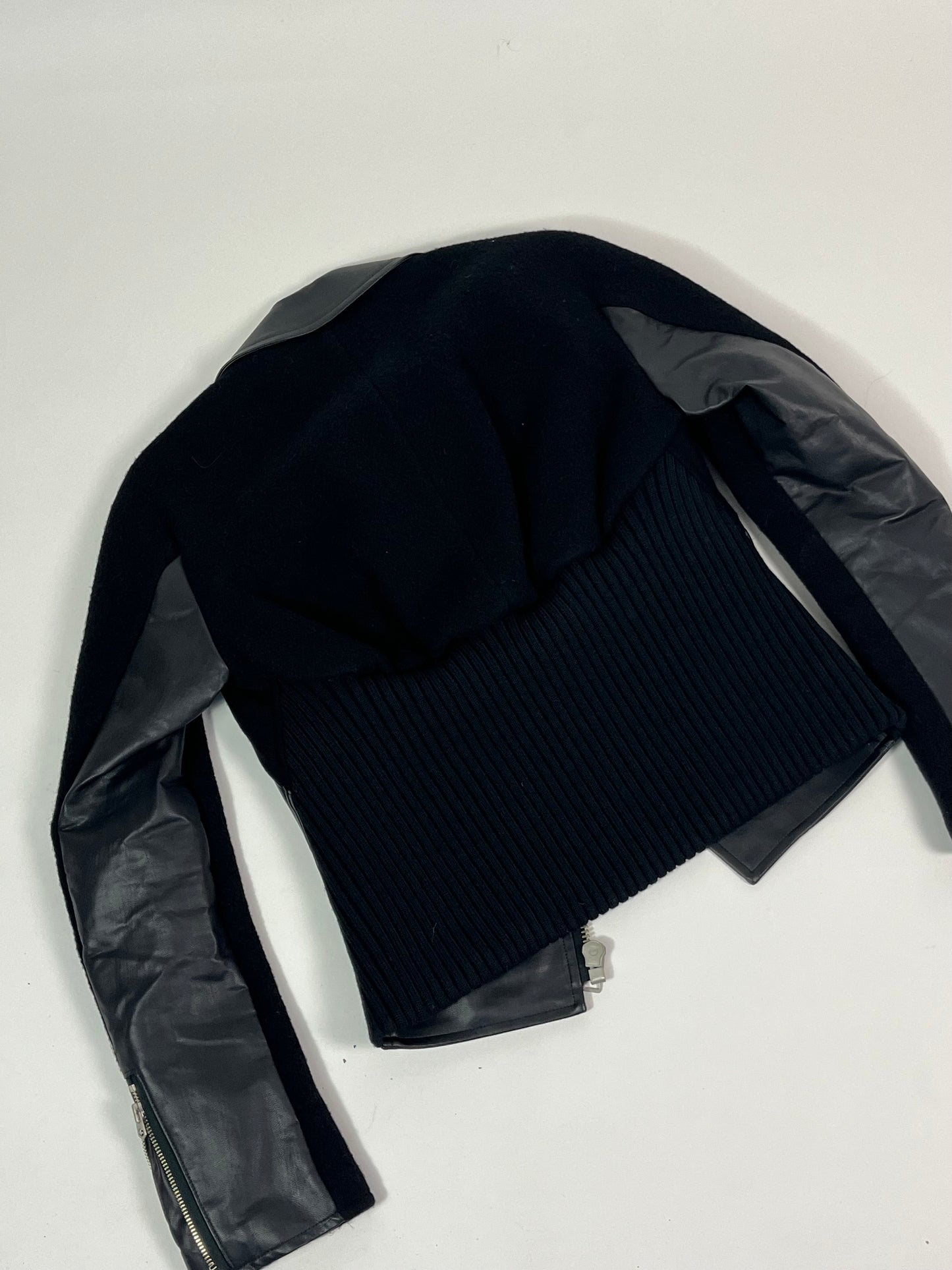 Junya Watanabe vegan leather biker jacket