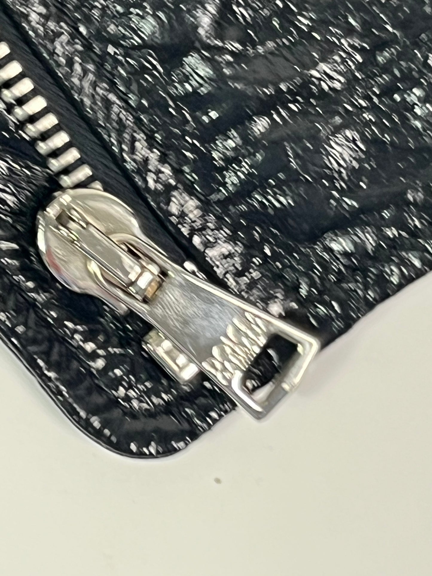 Dolce & Gabanna crackled leather biker jacket