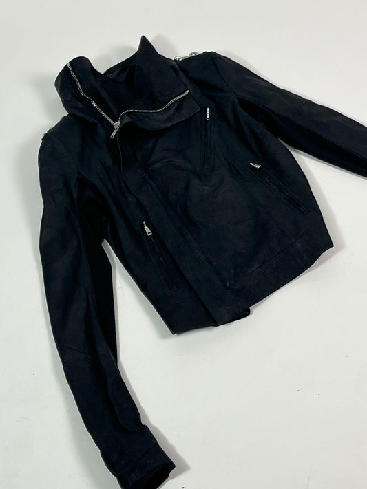 Rick Owens black biker  Larry jacket 2019
