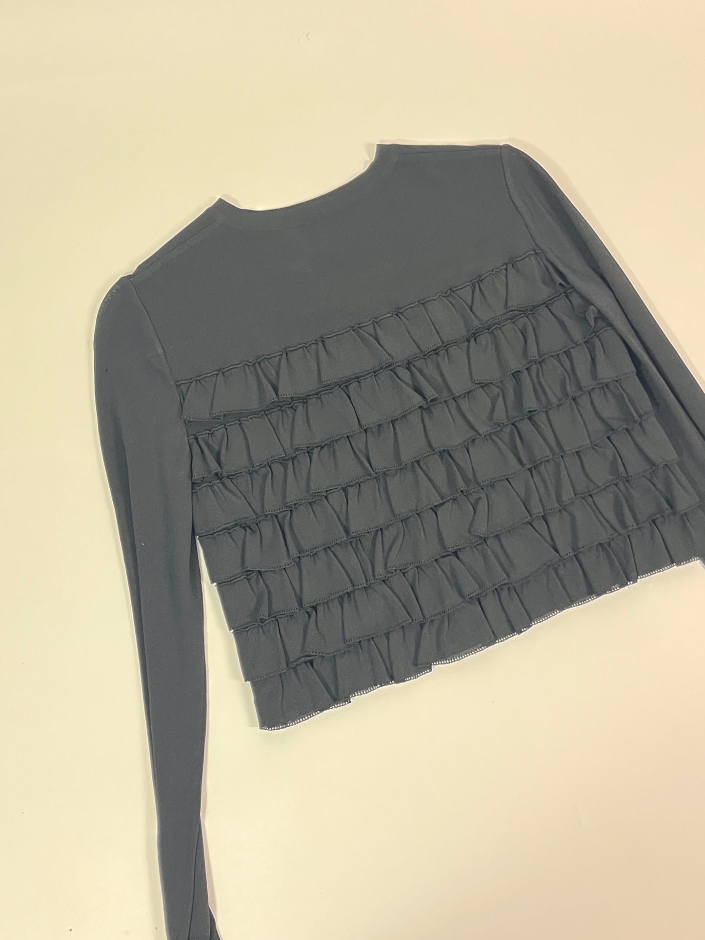 Alaia ruffled cardigan