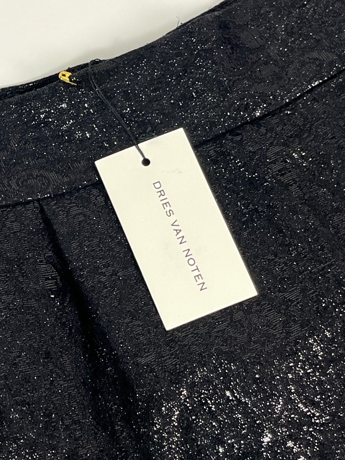 Dries Van Noten metallic midi skirt