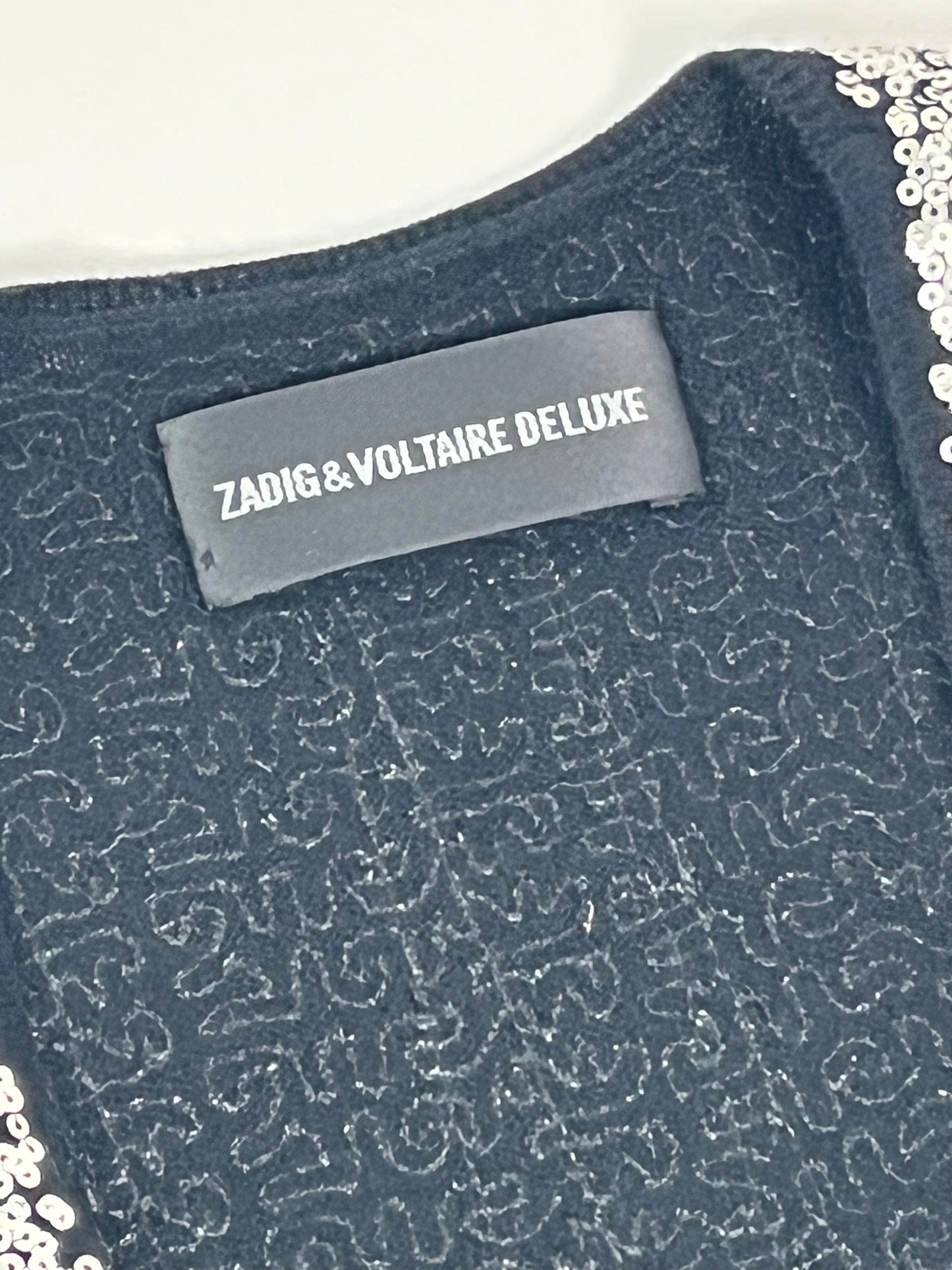 Zadig & Voltaire sequin waistcoat