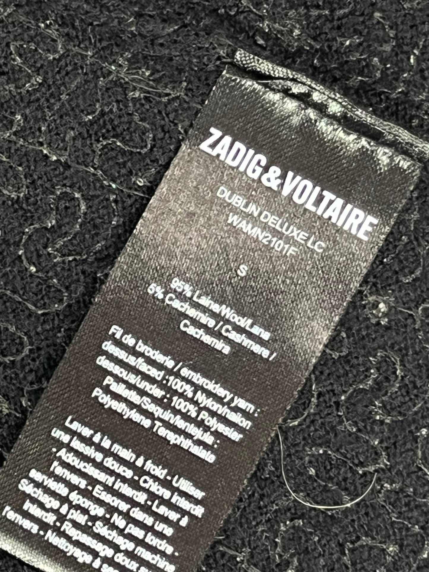 Zadig & Voltaire sequin waistcoat