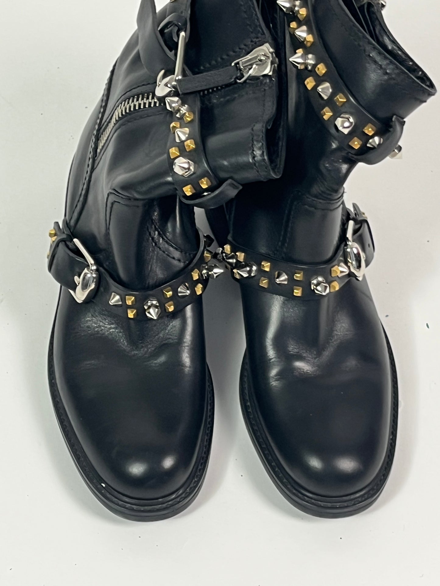 Gucci biker boots size 38