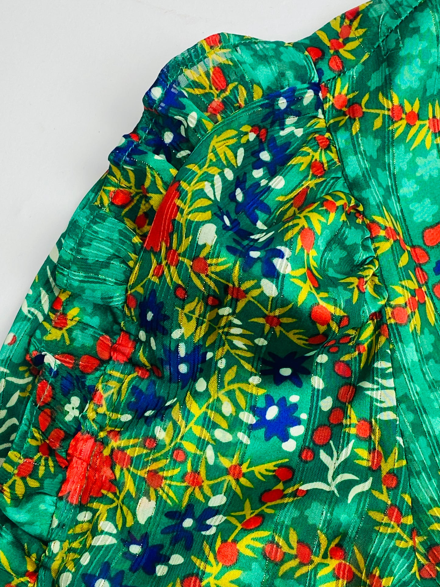 Ba&sh green midi dress