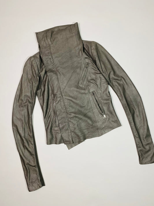 Rick Owens lambskin leather jacket