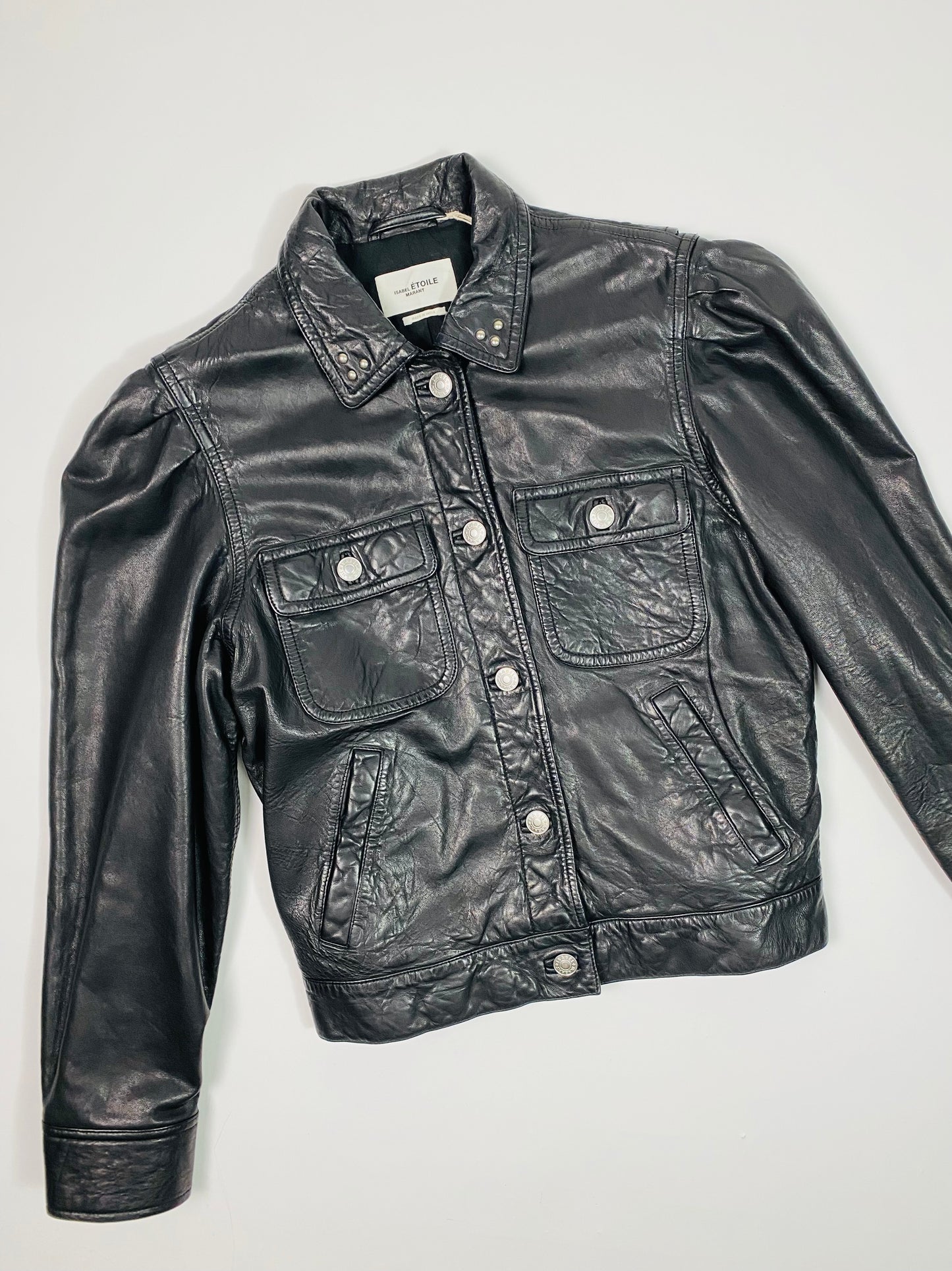 Isabel Marant ÉTOILE studded leather jacket