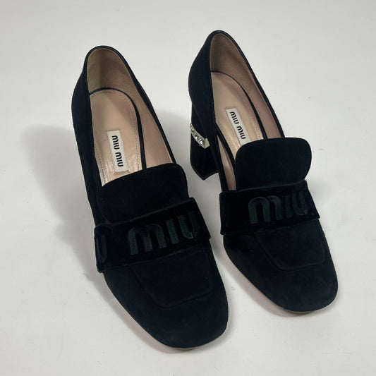 Miu Miu suede loafers