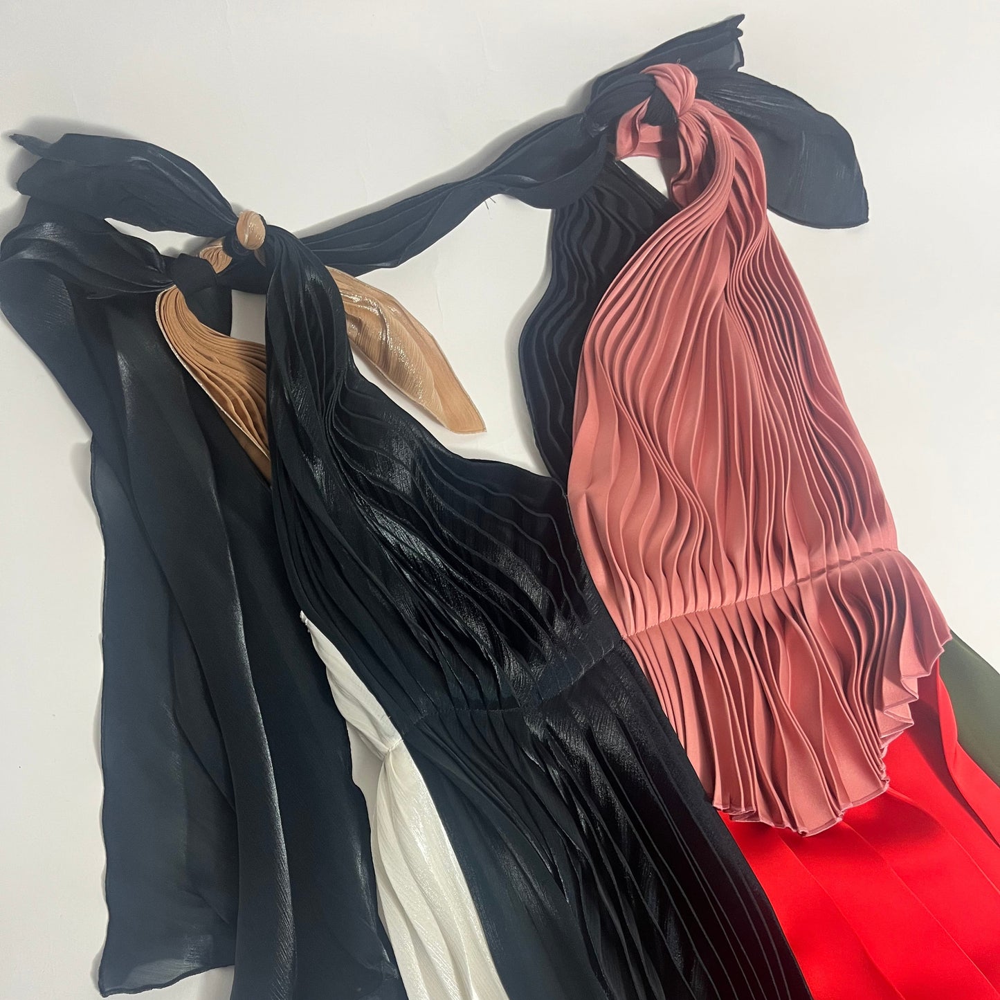 Victoria Beckham pleated midi dress