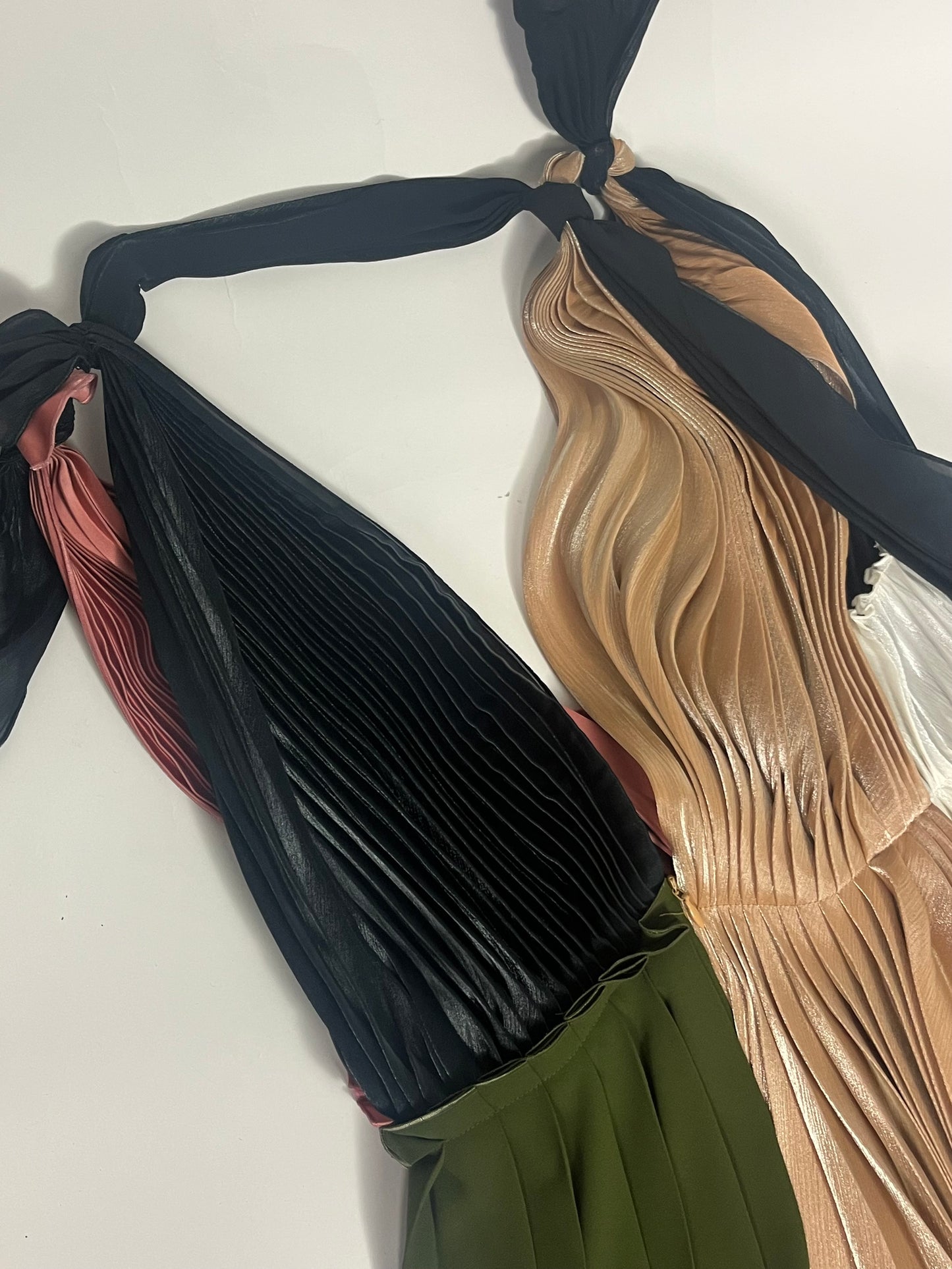 Victoria Beckham pleated midi dress