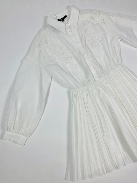 Maje embroidered shirt dress