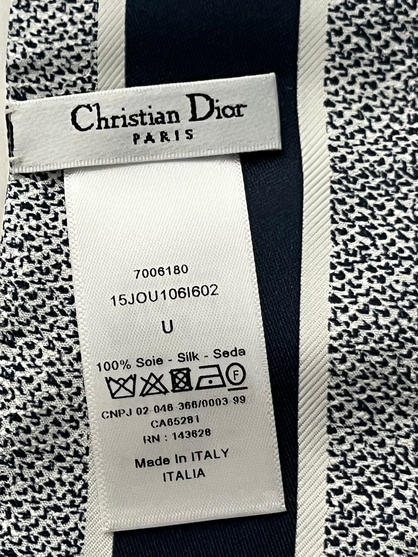 Christian Dior twilly