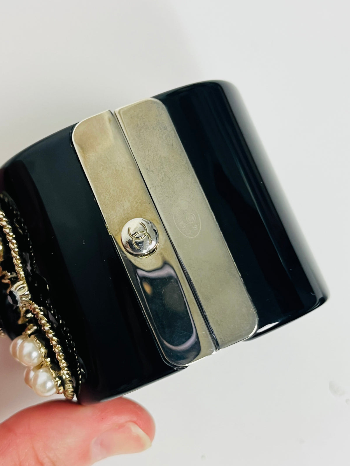 CHANEL resin cuff
