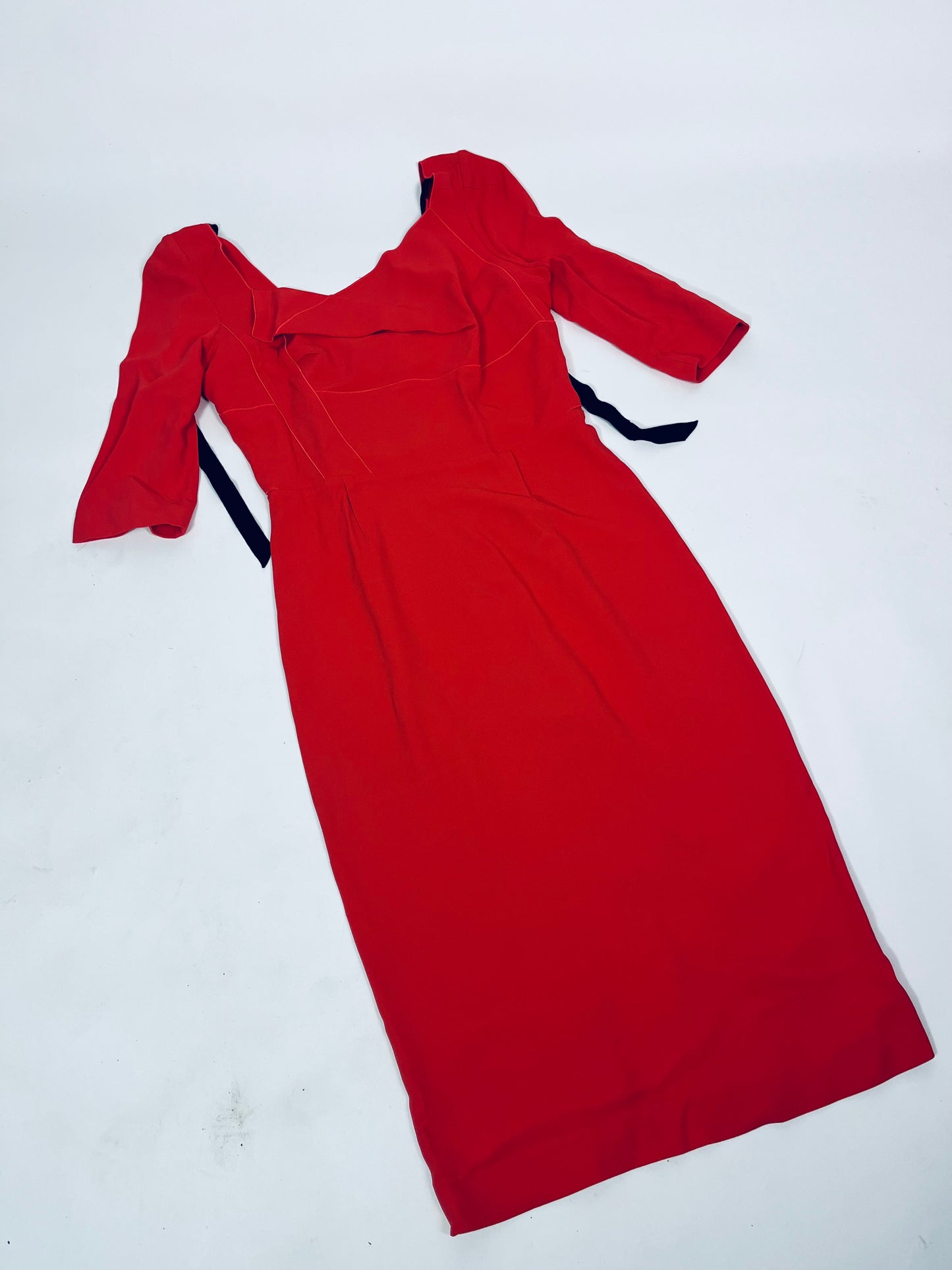 Roland Mouret tie back dress