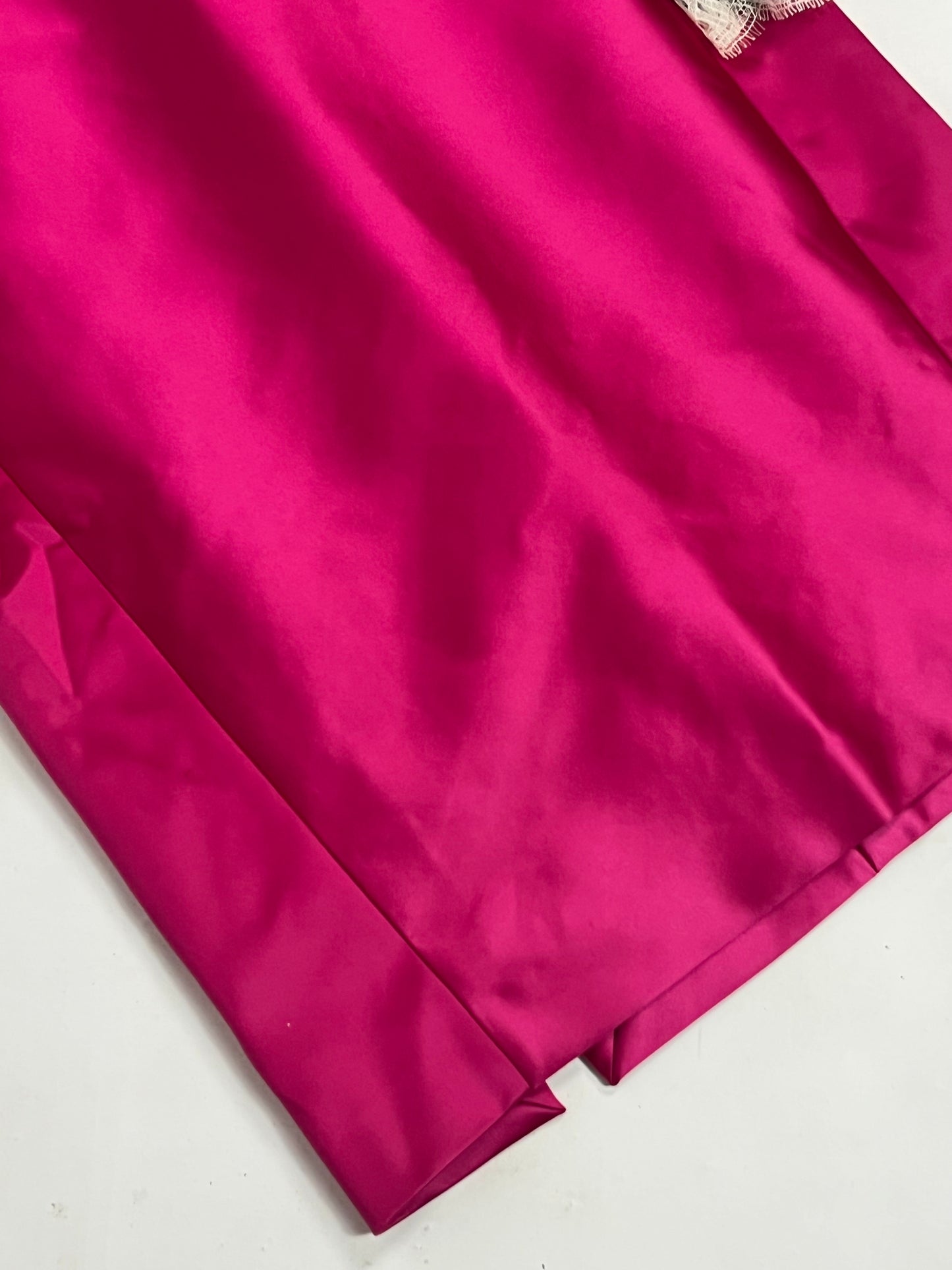 Roland Mouret pink satin dress