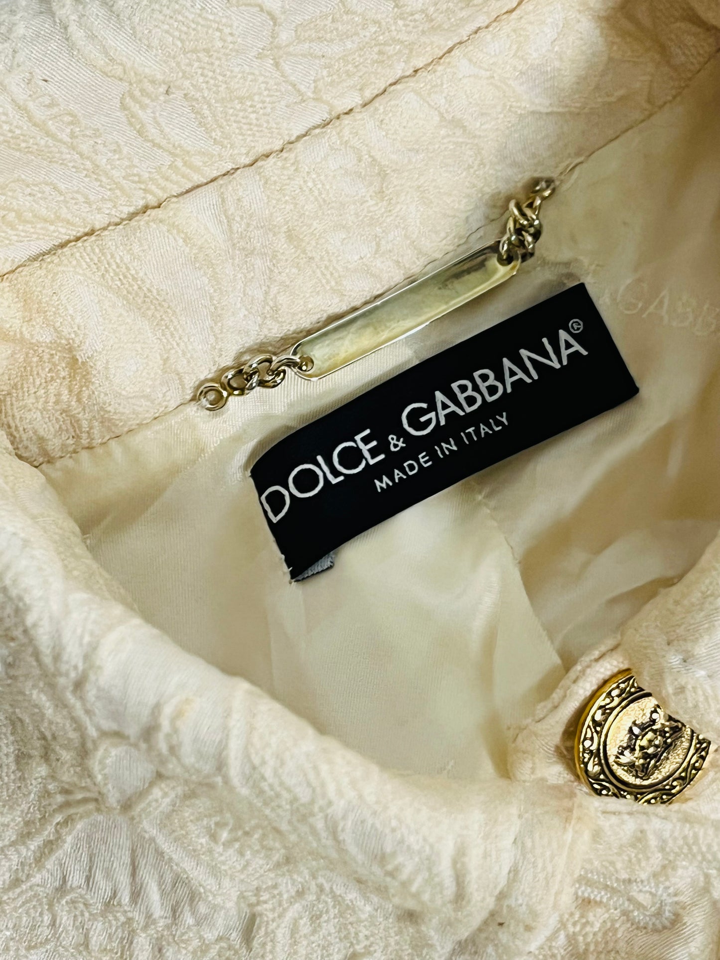 Dolce & Gabbana brocade coat