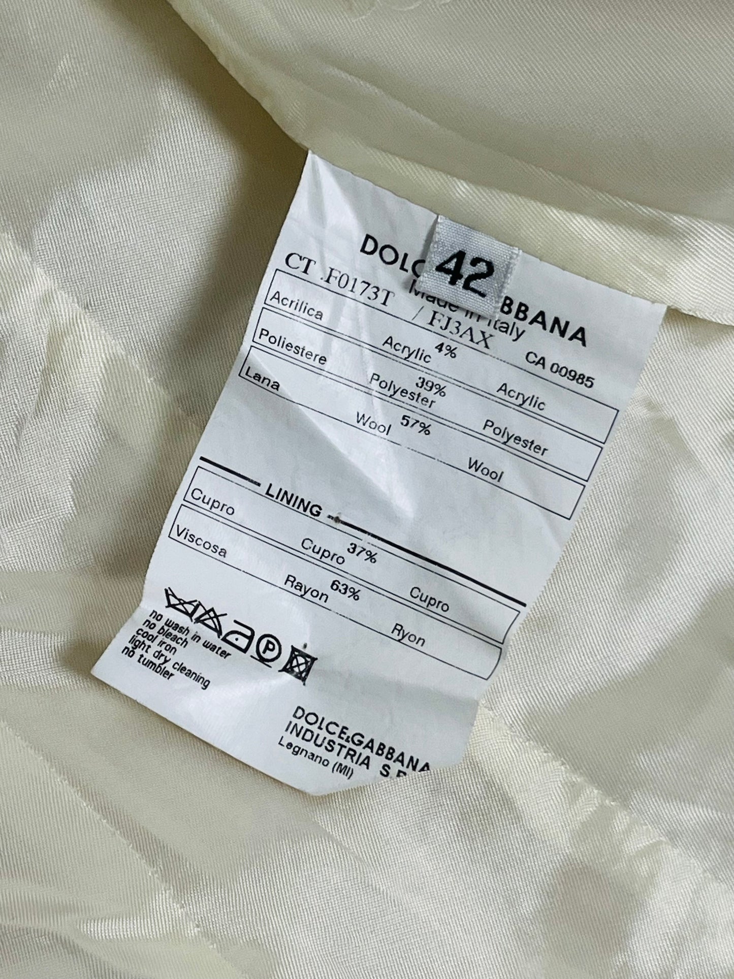Dolce & Gabbana brocade coat