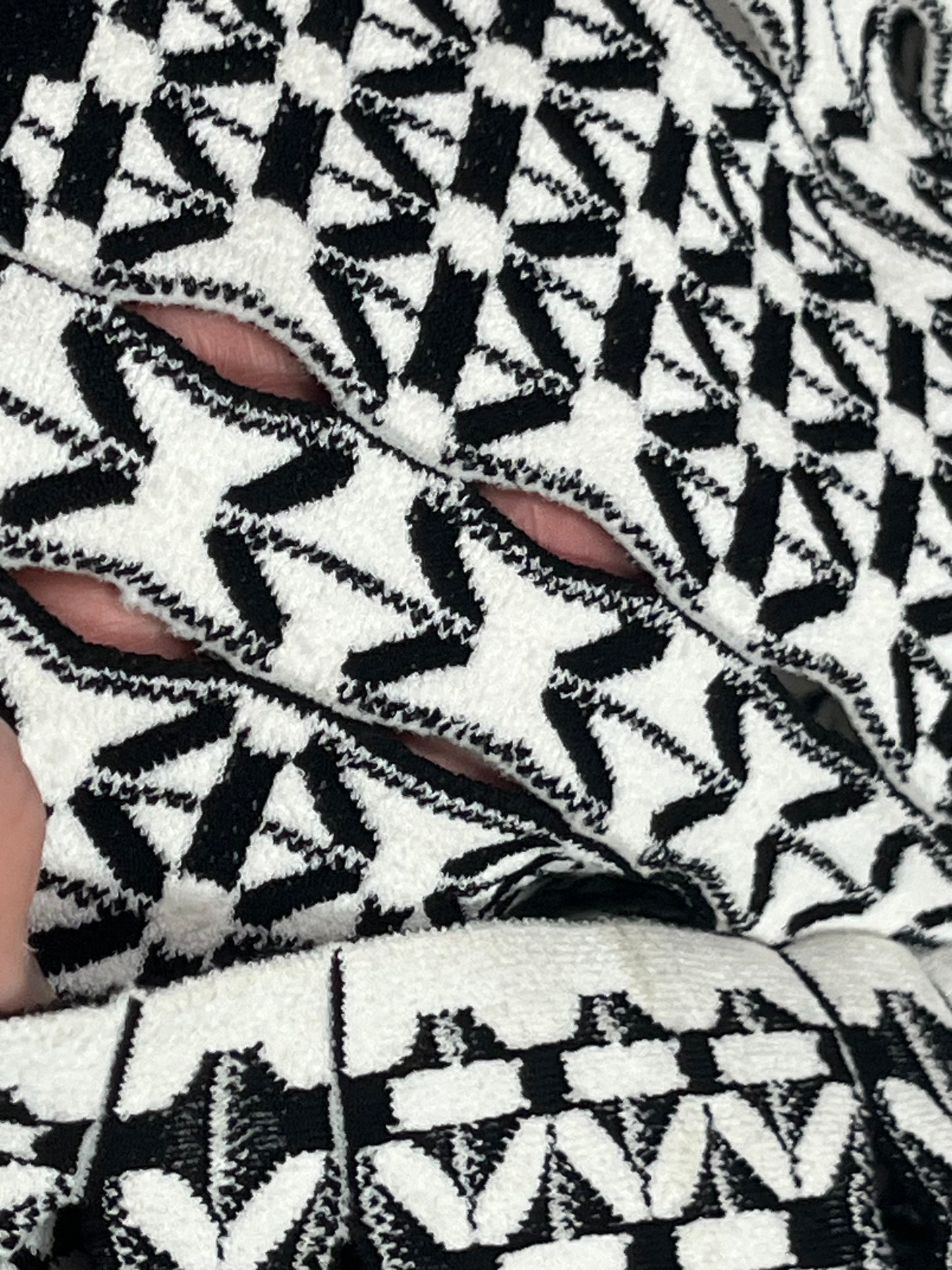 Alaia monochrome skater dress