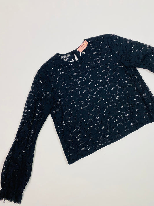 The Kooples 'Happy Hour' lace top