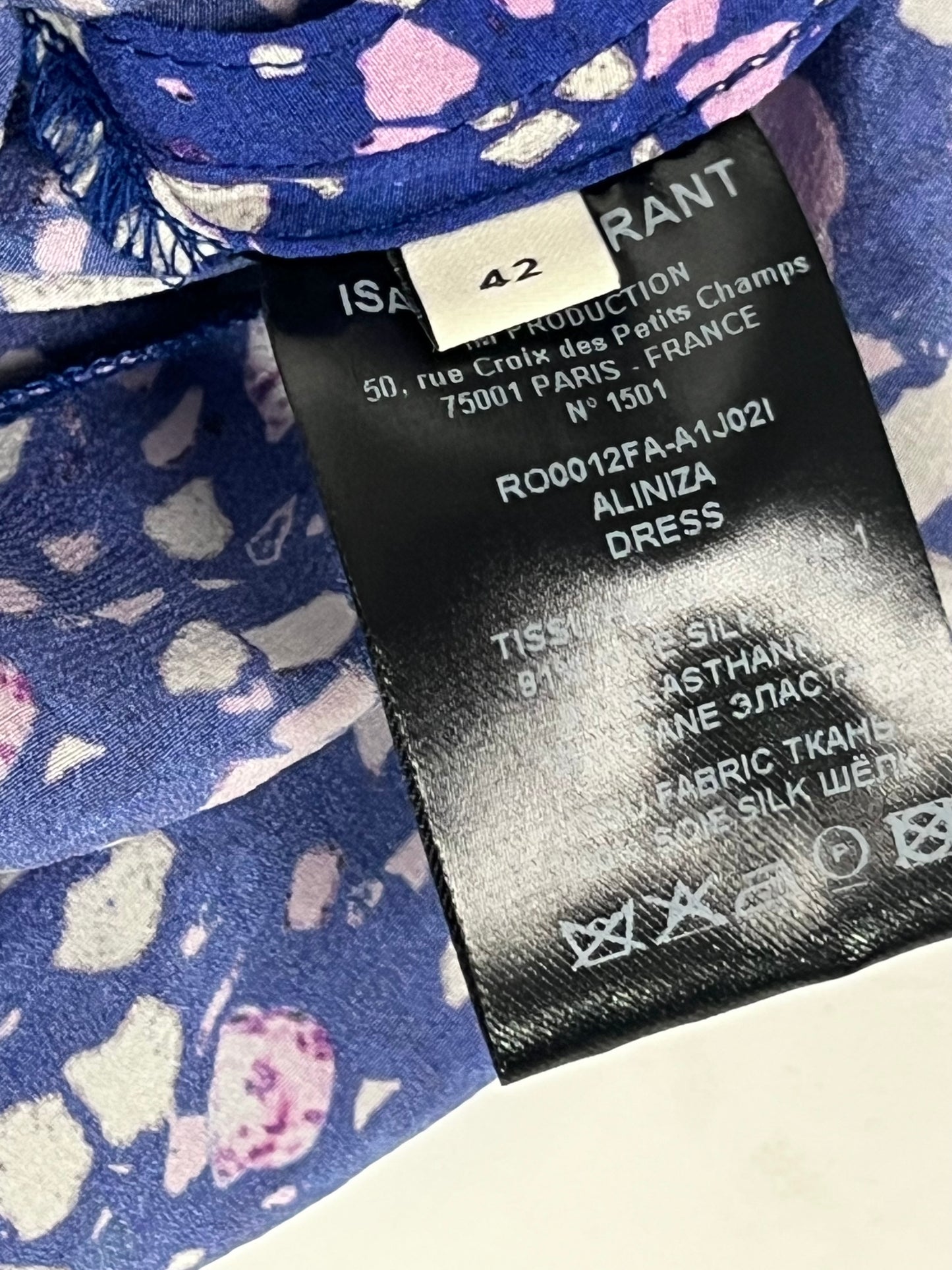Isabel Marant silk ALINIZA  dress