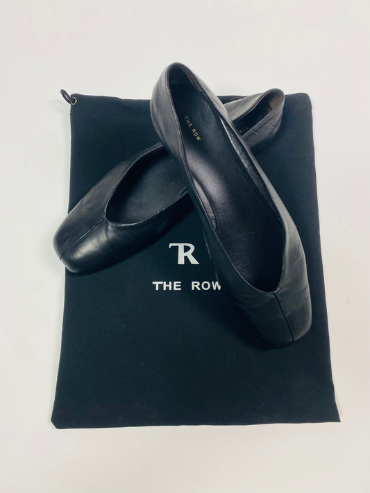 The Row Lambskin ballet flats