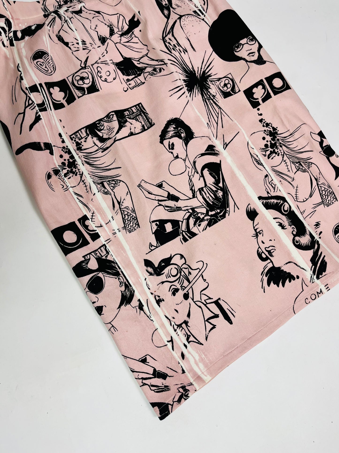 Prada graphic print skirt