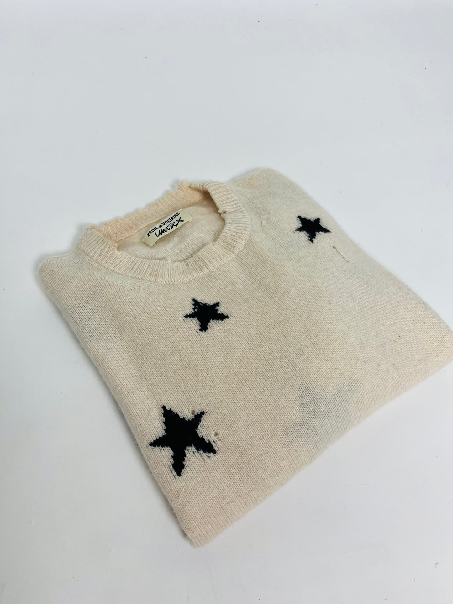 Zadig & Voltaire distressed cashmere