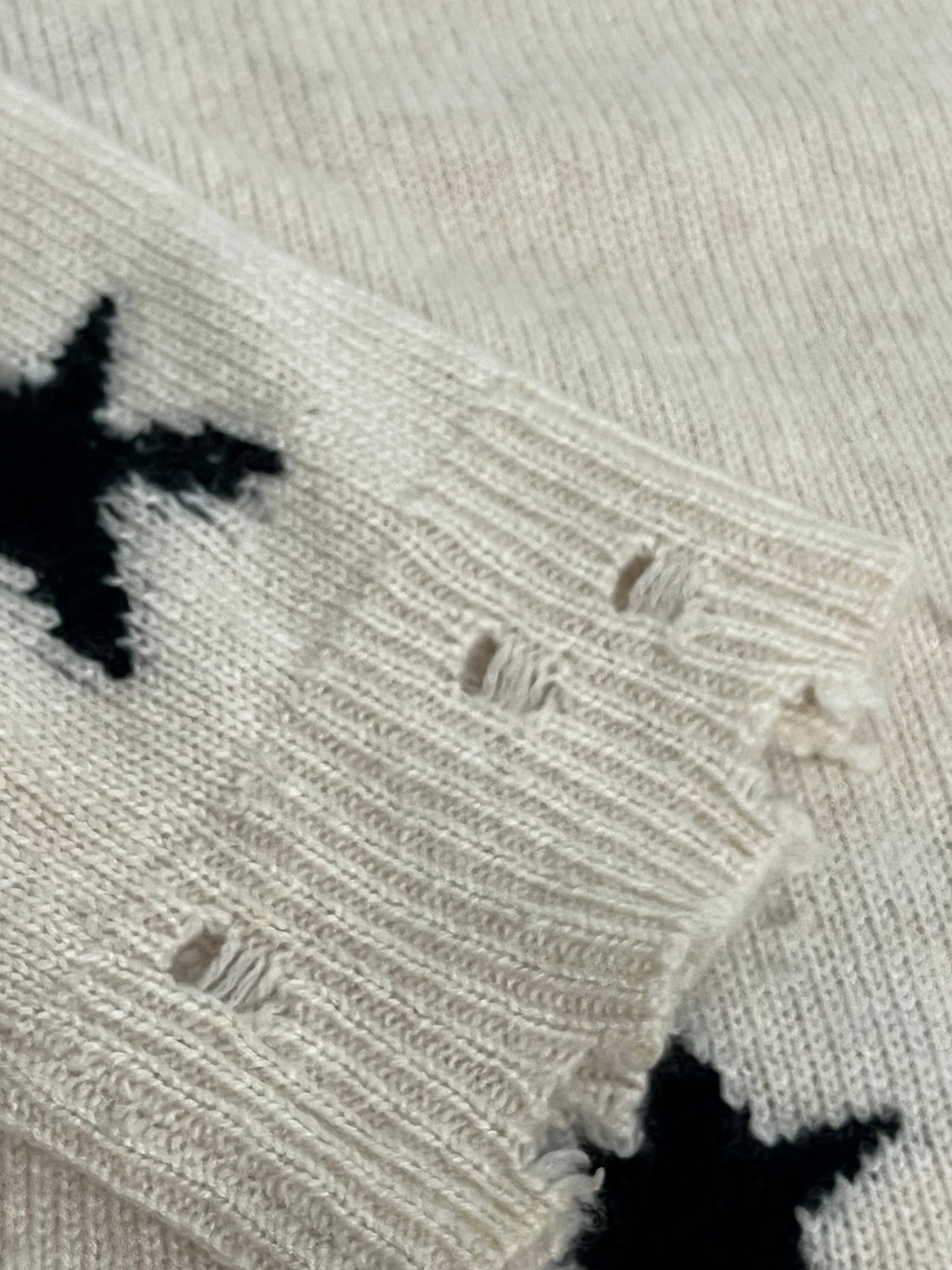 Zadig & Voltaire distressed cashmere