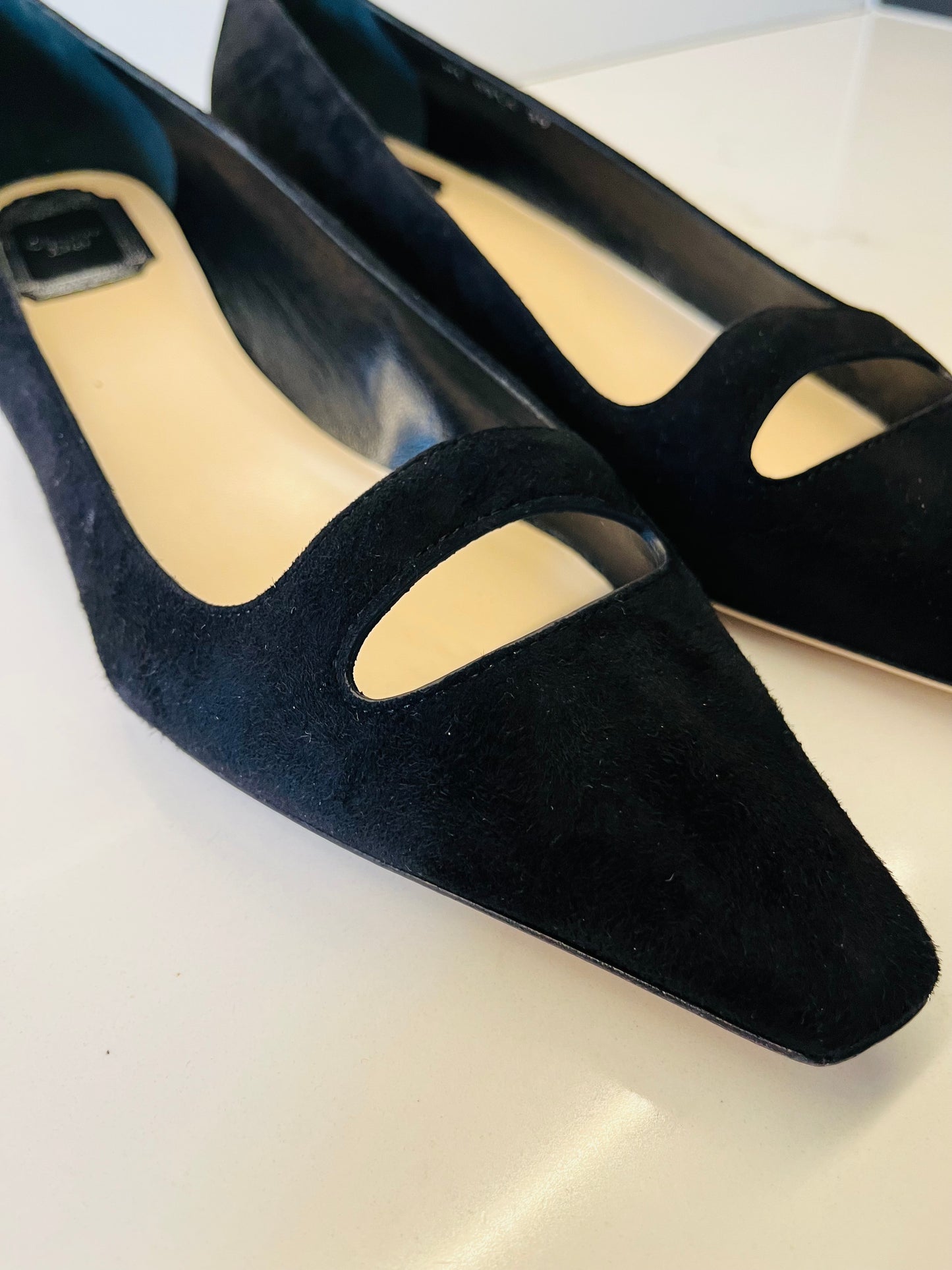 Christian Dior suede flats