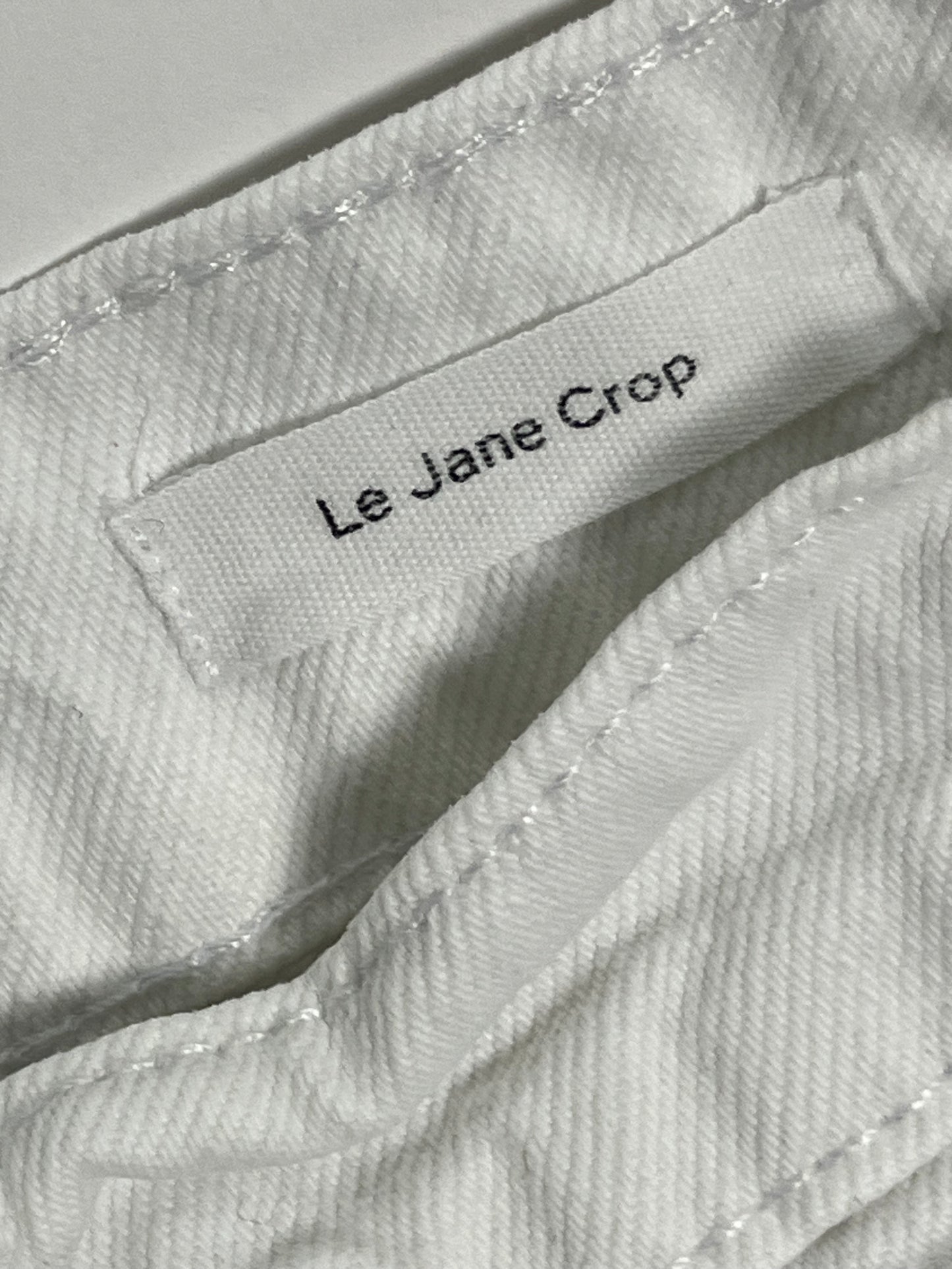 Frame Le Jane white crop s29