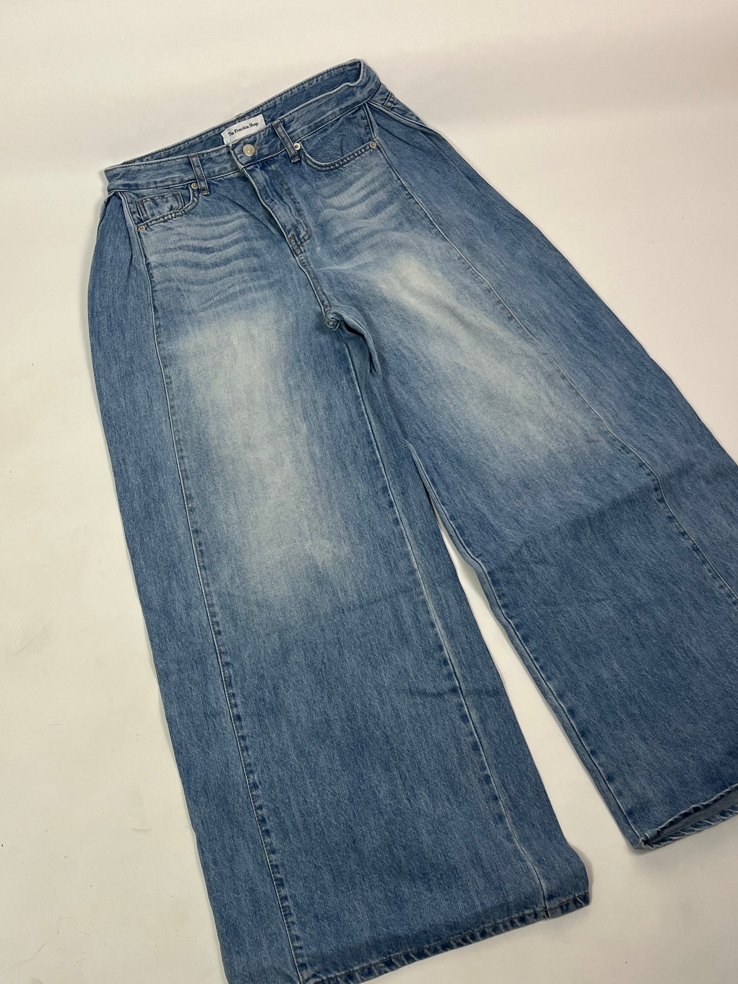 The Frankie Shop side pleat denim