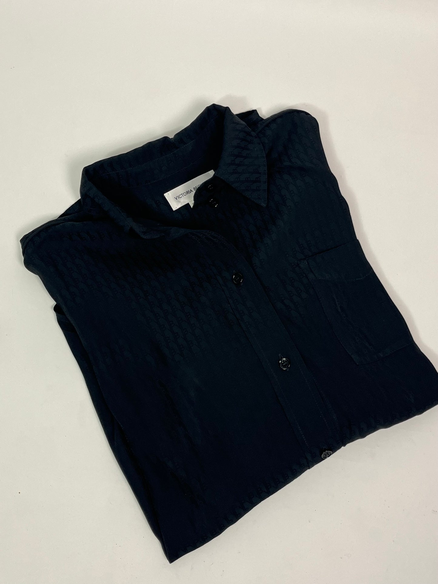 Victoria Beckham logo print shirt