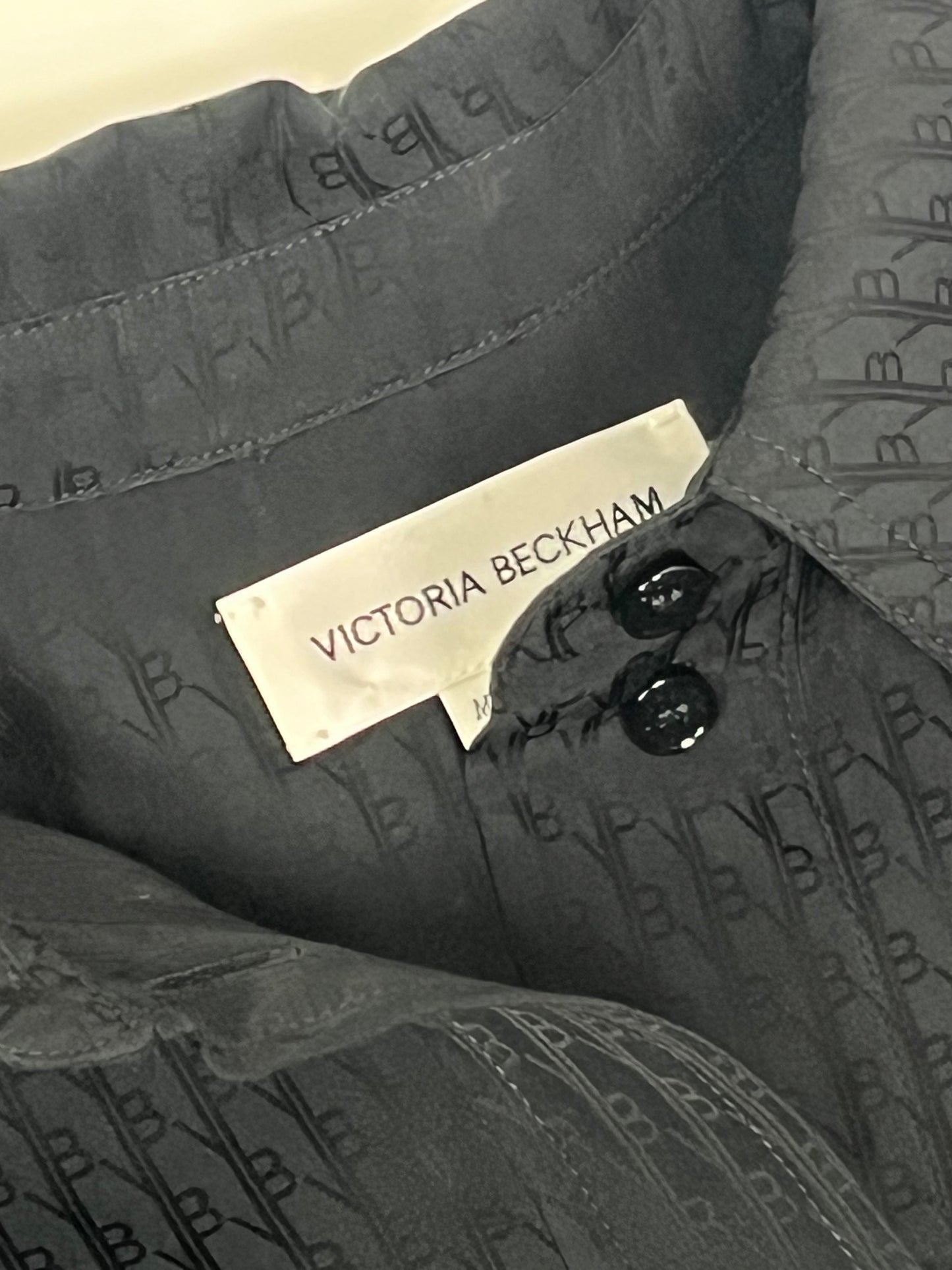 Victoria Beckham logo print shirt