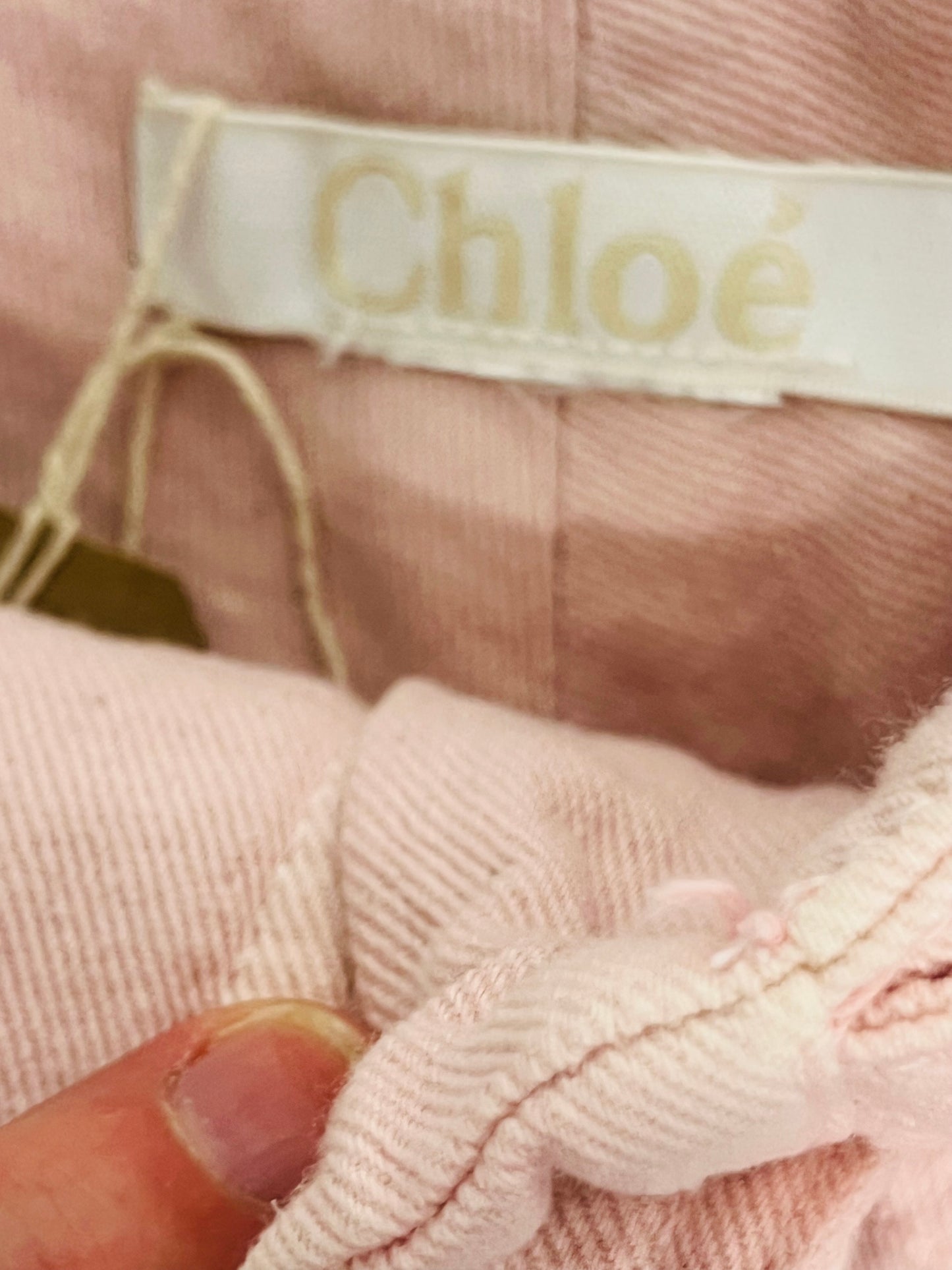 Chloe soft pink shorts
