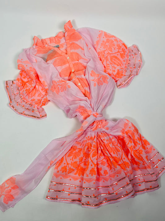 Juliet Dunn Blouson dress