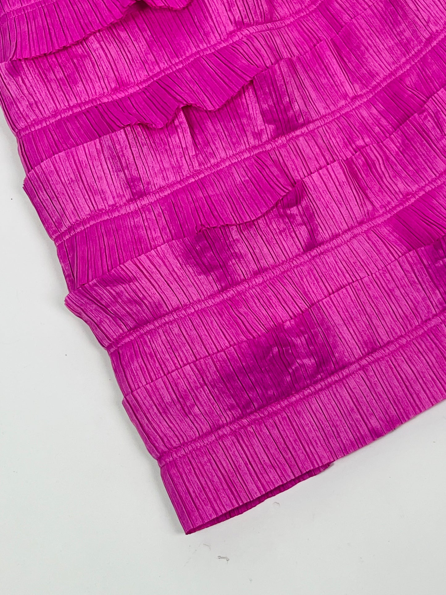 Aje fuschia pink strapless dress